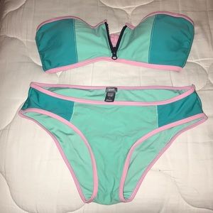 Aerie Strapless Bikini Set